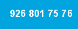 926 801 75 76 926 801 75 76